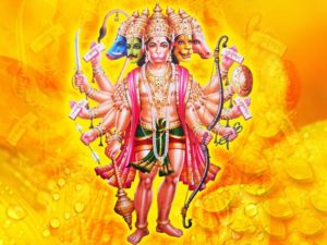 Panchmukhi Hanuman Standing Images